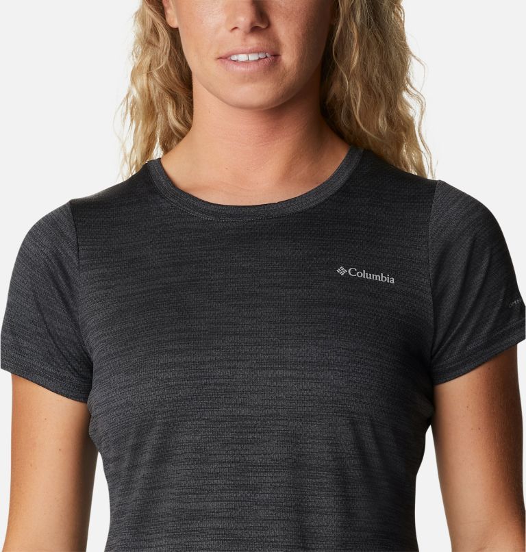 Thumbnail: Women's Alpine Chill Zero Short Sleeve Shirt, Color: Black Heather, image 4