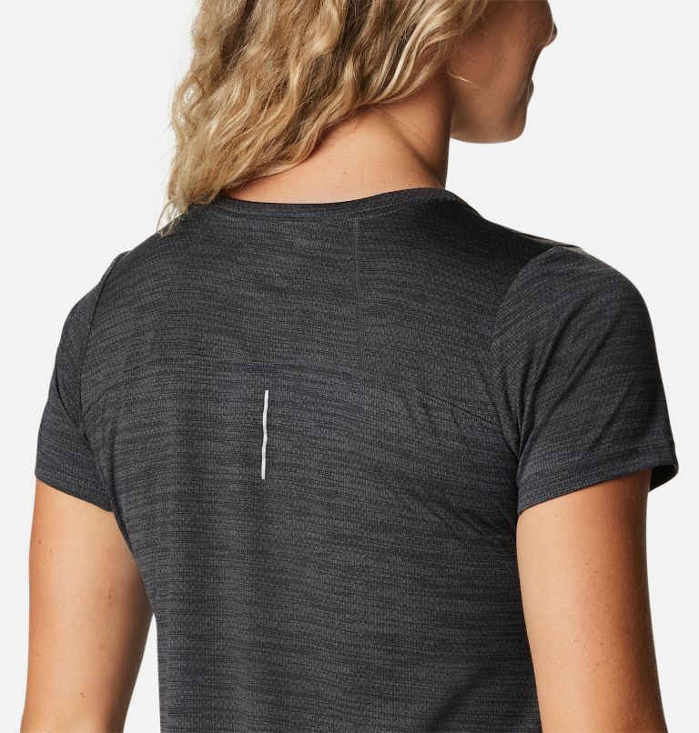 Thumbnail: Women's Alpine Chill Zero Short Sleeve Shirt, Color: Black Heather, image 5