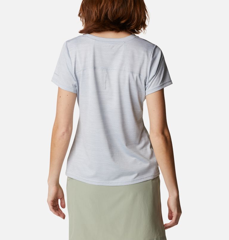 Women's Alpine Chill Zero Short Sleeve Shirt, Color: White Heather