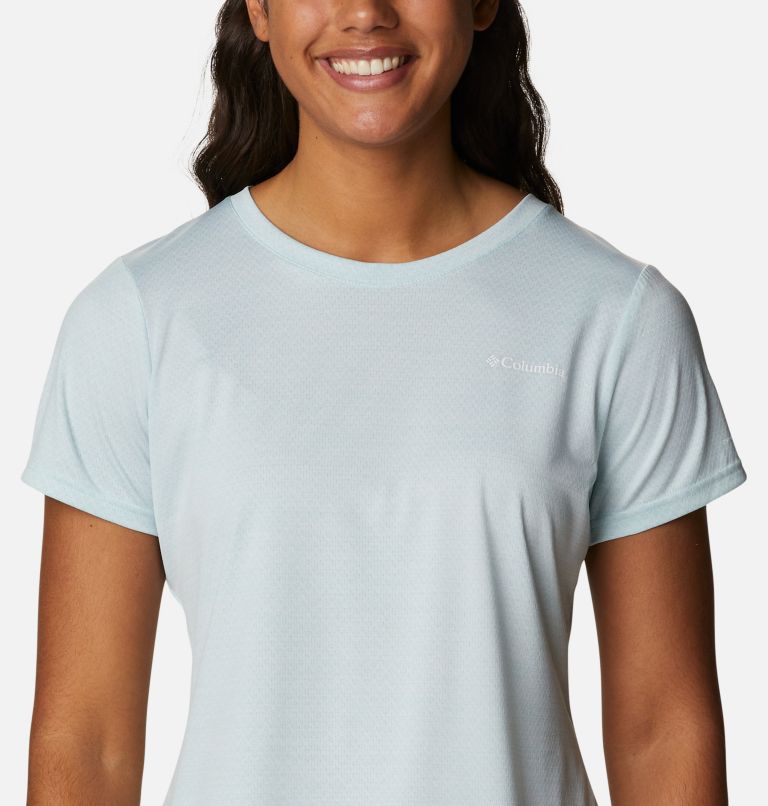 Women's Alpine Chill Zero Short Sleeve Shirt, Color: Icy Morn Heather