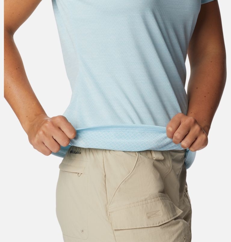 T-shirt à manches courtes Alpine Chill Zero Femme, Color: Spring Blue Heather, image 6