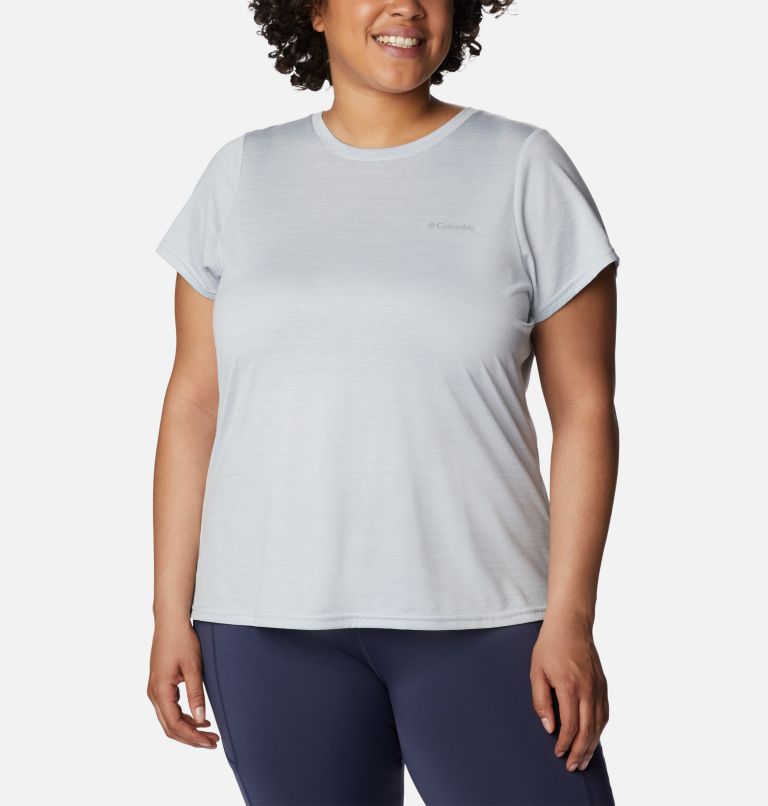 Women's Alpine Chill Zero Short Sleeve Shirt - Plus Size, Color: White Heather, image 1