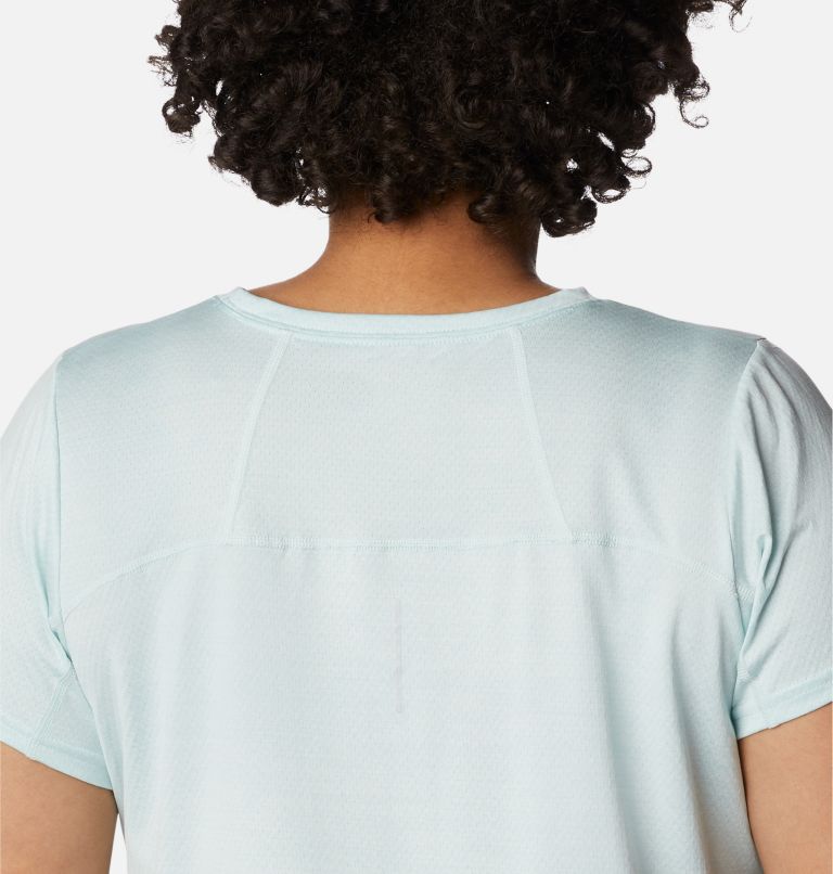 Women's Alpine Chill Zero Short Sleeve Shirt - Plus Size, Color: Icy Morn Heather, image 5