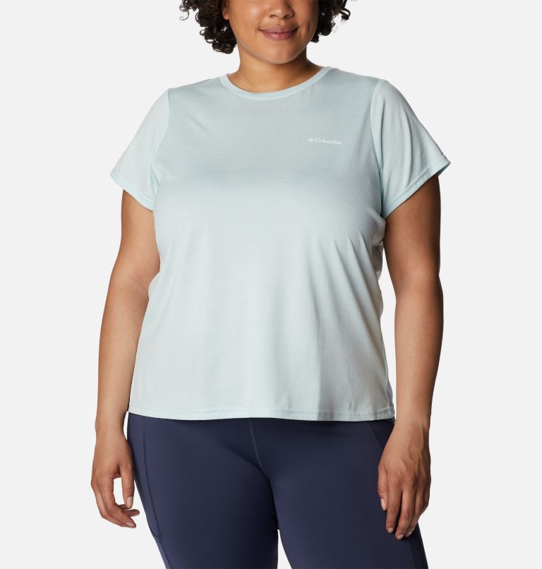 Women's Alpine Chill Zero Short Sleeve Shirt - Plus Size, Color: Icy Morn Heather, image 1