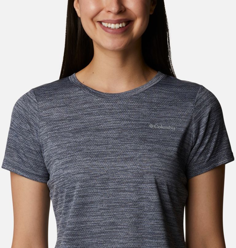 Alpine Chill Zero Short Sleeve Tee | 466 | S, Color: Nocturnal Heather, image 4
