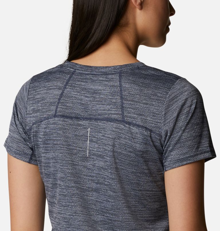 Women’s Alpine Chill Zero Technical T-Shirt, Color: Nocturnal Heather, image 5