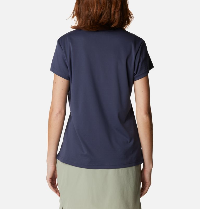 Women's Cirro Ice Graphic Short Sleeve Crew Shirt, Color: Nocturnal Outdoor is for Everyone, image 2