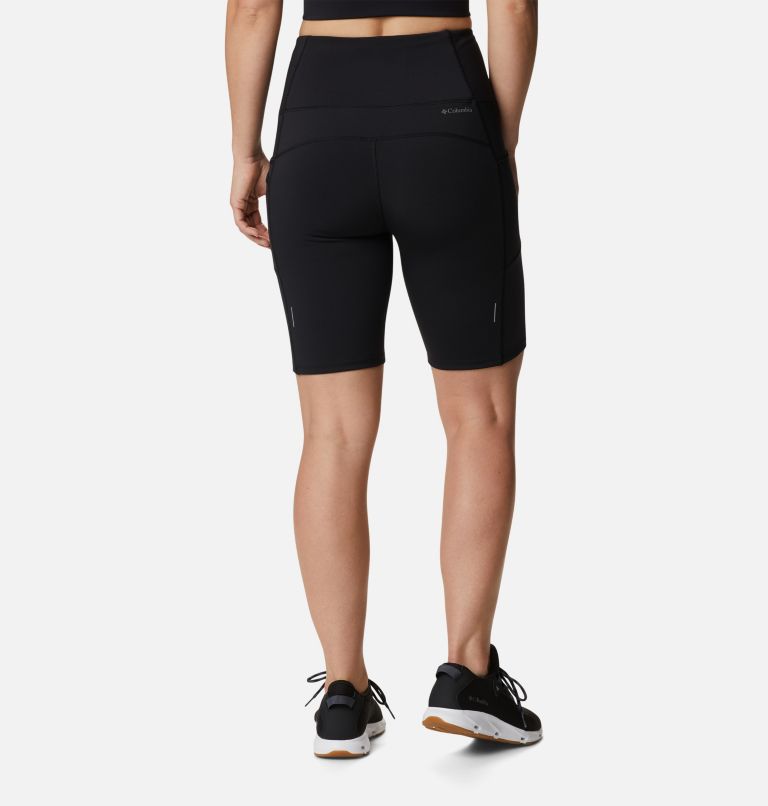 Thumbnail: Women’s Windgates Sun Protective Legging Shorts, Color: Black, image 2