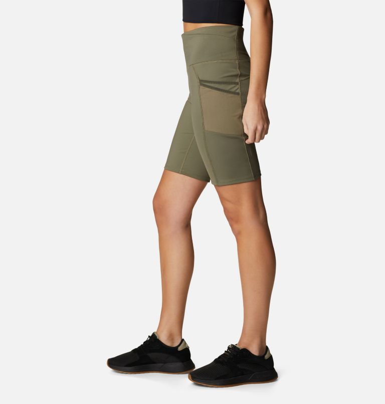 Thumbnail: Women’s Windgates Legging Shorts, Color: Stone Green, image 3