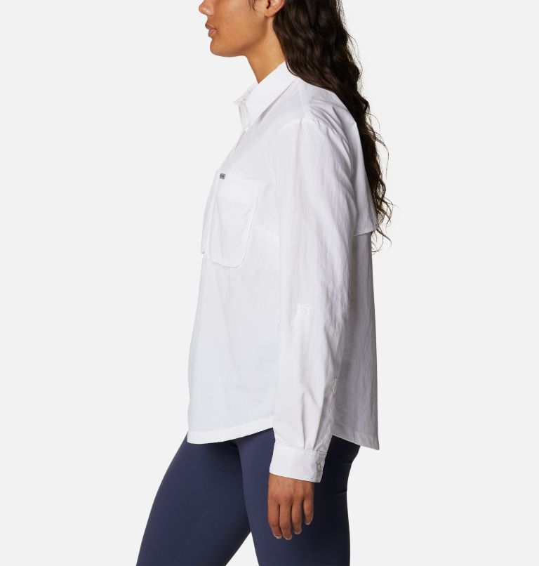 Women's Coral Ridge Long Sleeve Shirt, Color: White