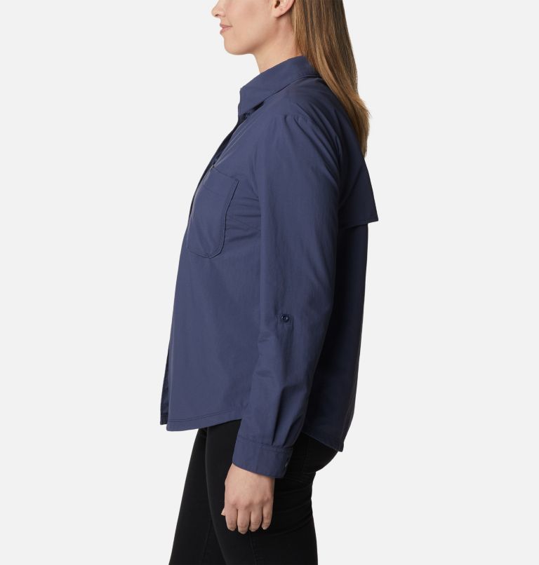 Women's Coral Ridge Long Sleeve Shirt, Color: Nocturnal, image 3