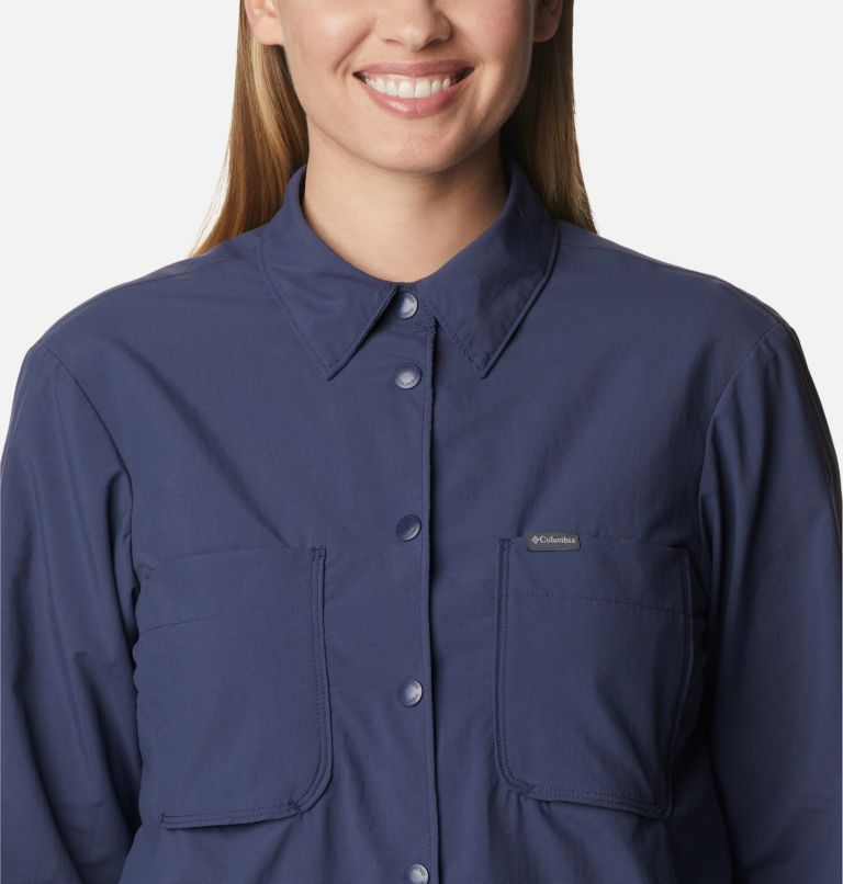 Thumbnail: Women's Coral Ridge Long Sleeve Shirt, Color: Nocturnal, image 4