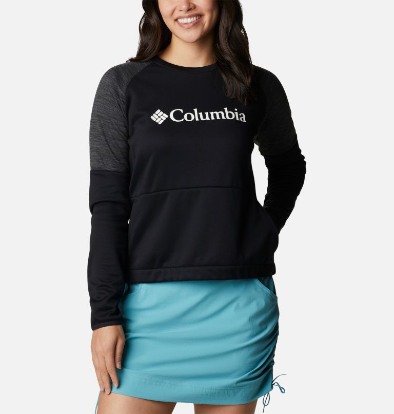 Women’s Windgates Sweatshirt, Color: Black, Black Heather, image 1