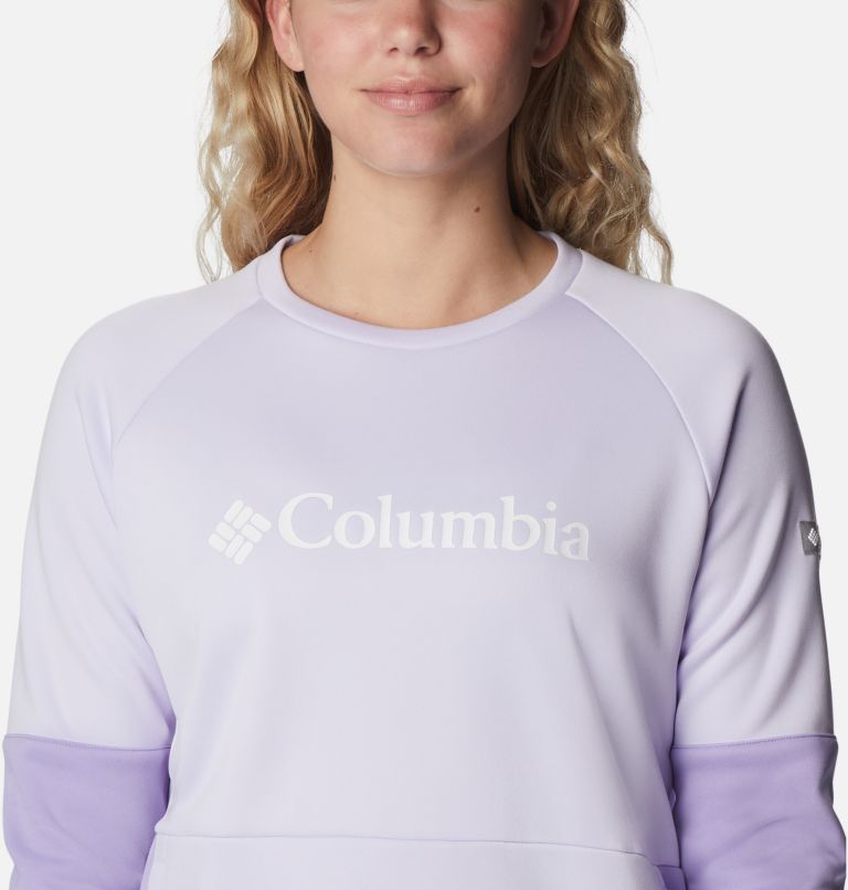 Women’s Windgates Sweatshirt, Color: Purple Tint, Frosted Purple, image 4