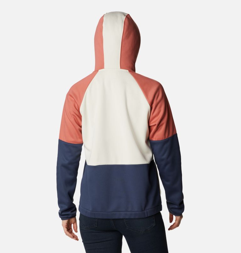 Women's Windgates Full Zip Fleece Jacket, Color: Chalk, Nocturnal, image 2