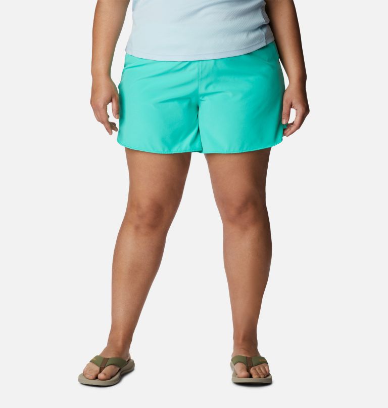 Thumbnail: Columbia Hike Short | 362 | 1X, Color: Electric Turquoise, image 1
