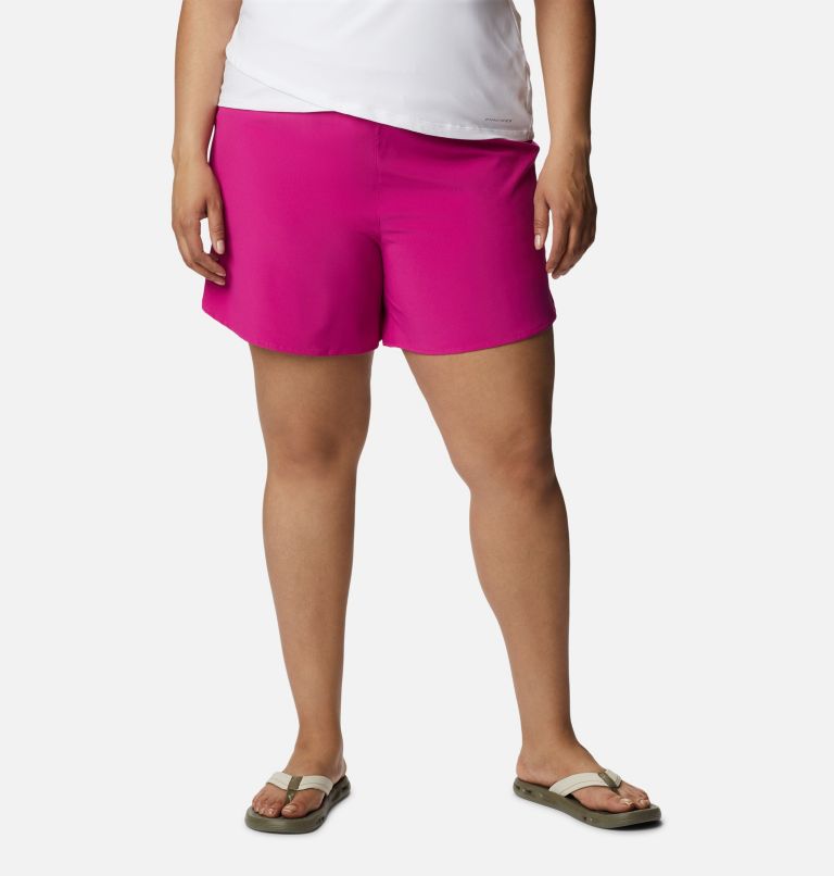 Women's Columbia Hike Shorts - Plus Size, Color: Wild Fuchsia