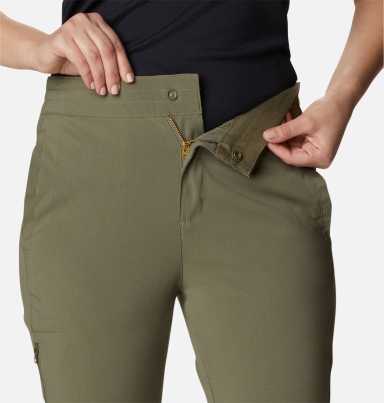 Pantalon On The Go Femme, Color: Stone Green, image 6
