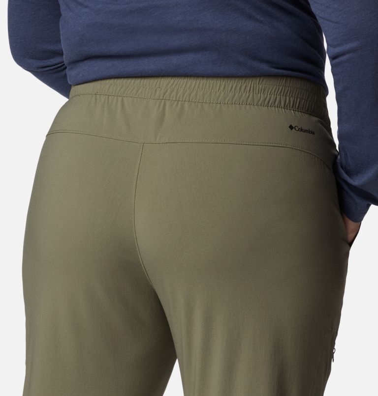 Thumbnail: Women's On The Go Pants - Plus Size, Color: Stone Green, image 5