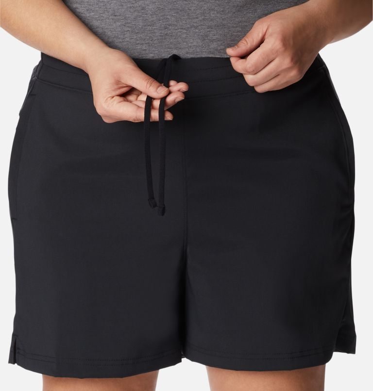 Thumbnail: Women's On The Go Shorts - Plus Size, Color: Black, image 4