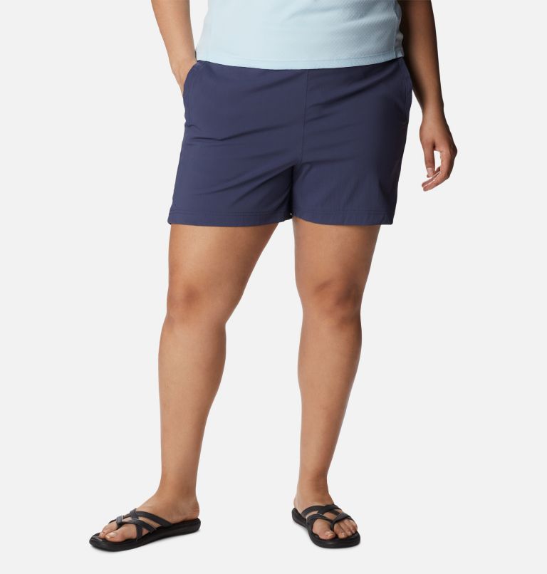 Women's On The Go Shorts - Plus Size, Color: Nocturnal, image 1