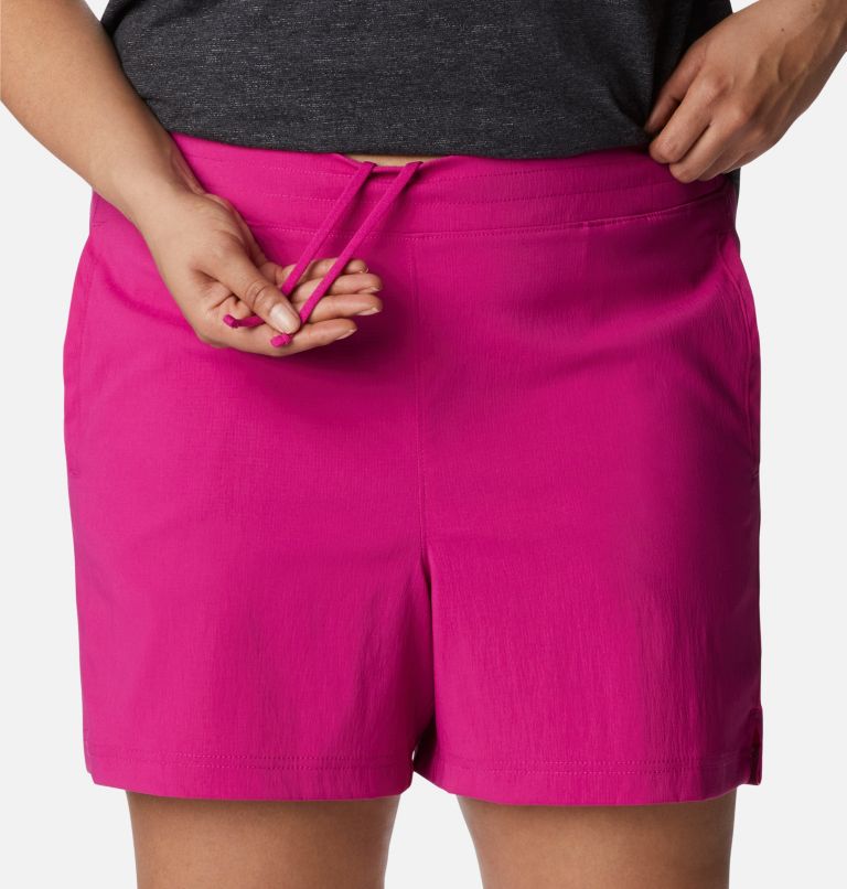 Women's On The Go Shorts - Plus Size, Color: Wild Fuchsia