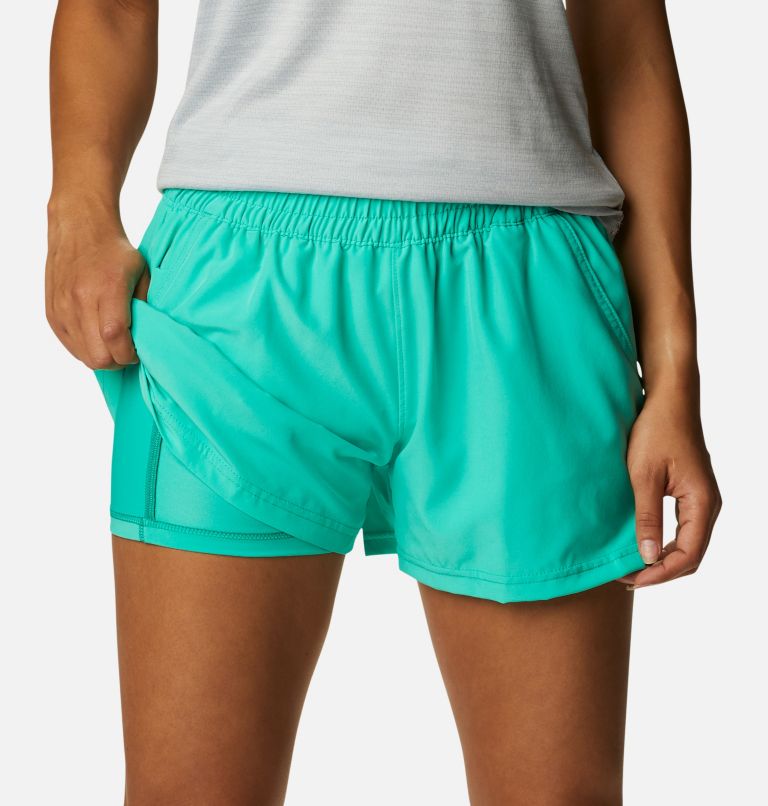 Thumbnail: Women's Alpine Chill Zero Shorts, Color: Electric Turquoise, image 6