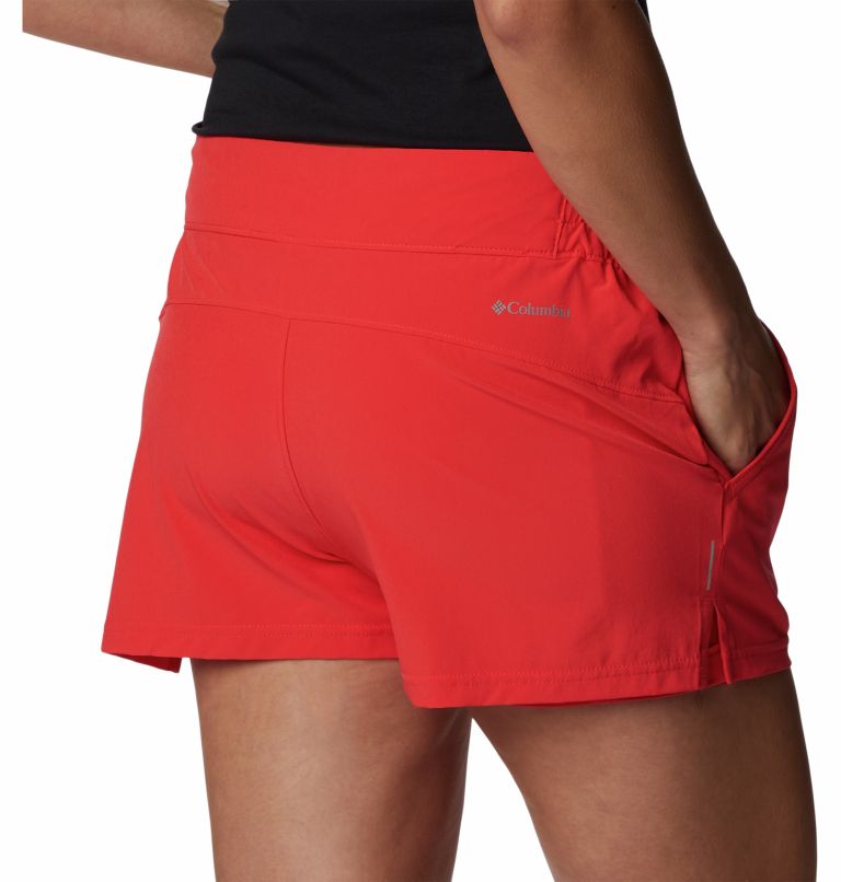 Thumbnail: Shorts multideporte Alpine Chill Zero para mujer, Color: Red Hibiscus, image 5