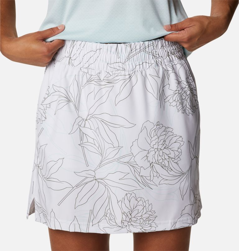 Jupe-short Alpine Chill Zero Femme, Color: White Leafy Lines Multi, image 4