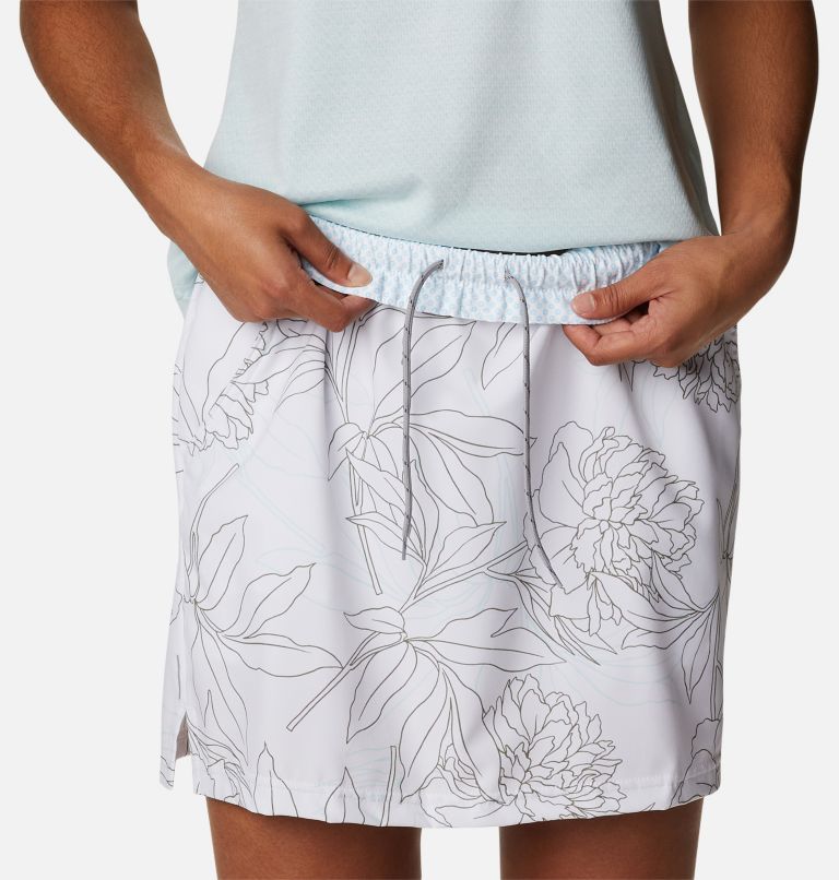 Jupe-short Alpine Chill Zero Femme, Color: White Leafy Lines Multi, image 6