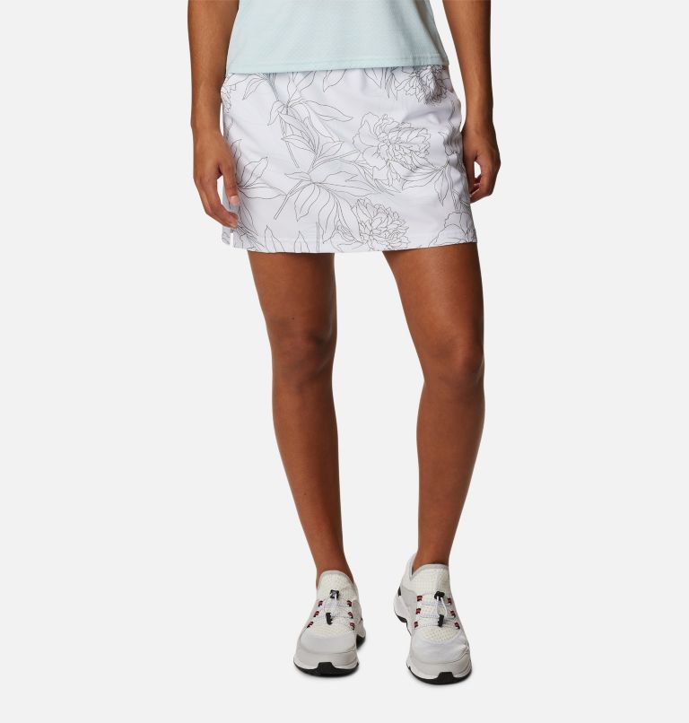 Jupe-short Alpine Chill Zero Femme, Color: White Leafy Lines Multi, image 1