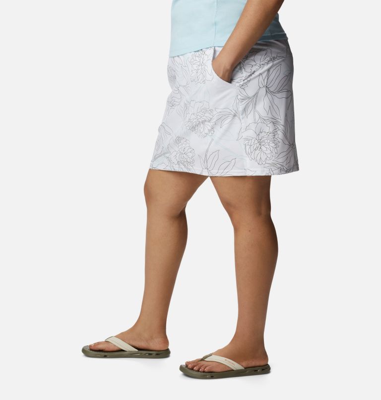 Jupe-short Alpine Chill Zero Femme - Grandes tailles, Color: White Leafy Lines Multi, image 3
