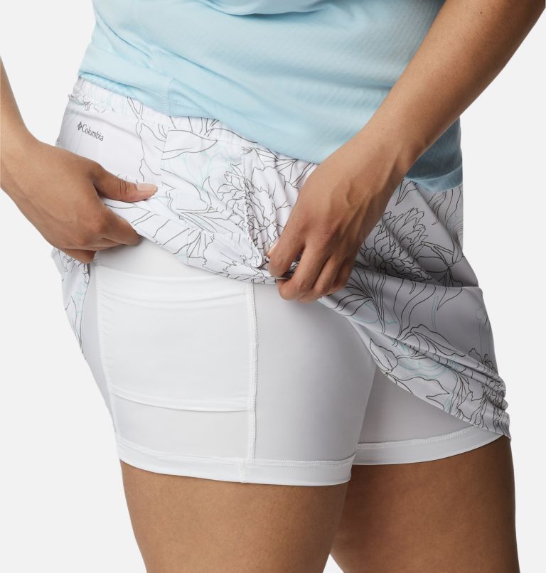 Jupe-short Alpine Chill Zero Femme - Grandes tailles, Color: White Leafy Lines Multi, image 8