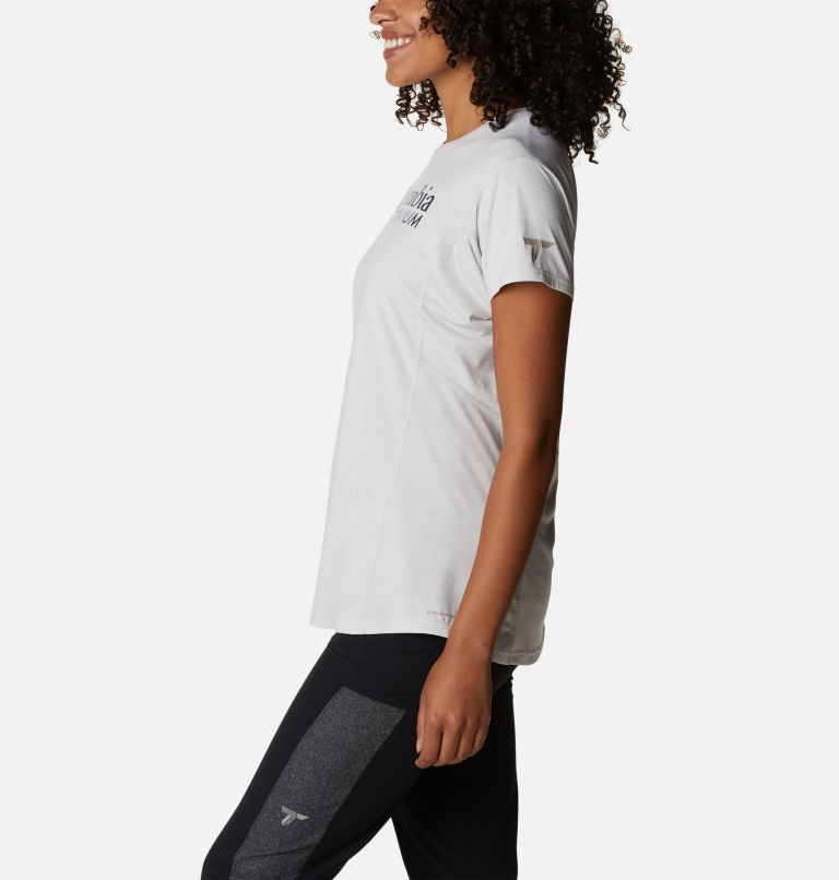 Thumbnail: Women's Titan Pass Graphic T-Shirt, Color: White, Nocturnal, image 3