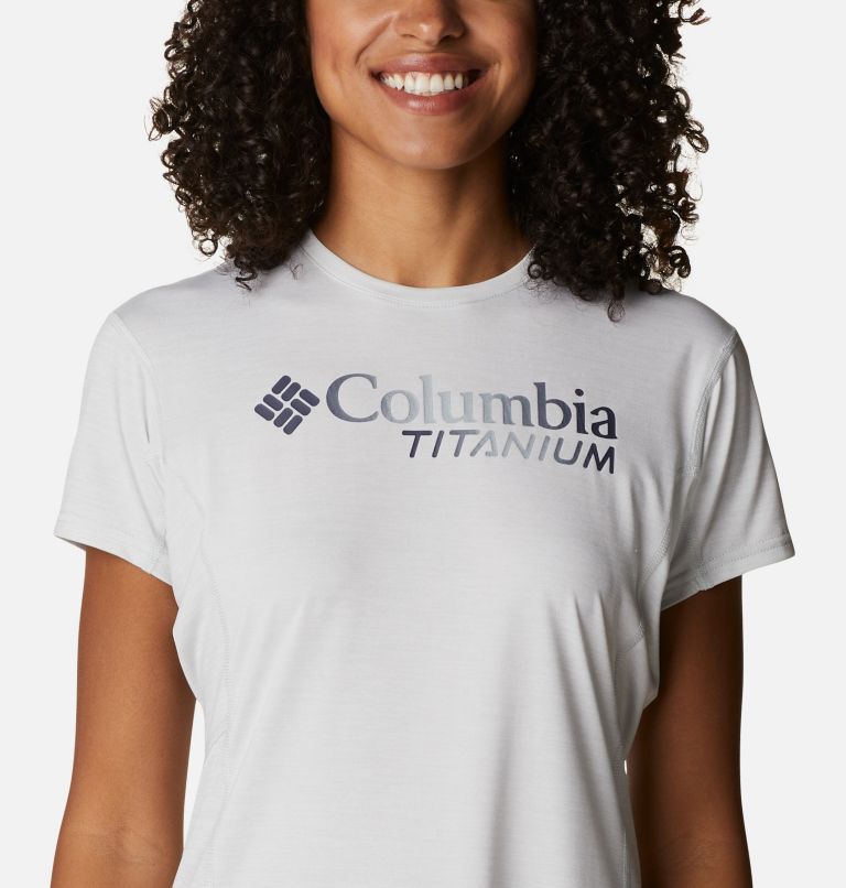 Women's Titan Pass Graphic T-Shirt, Color: White, Nocturnal