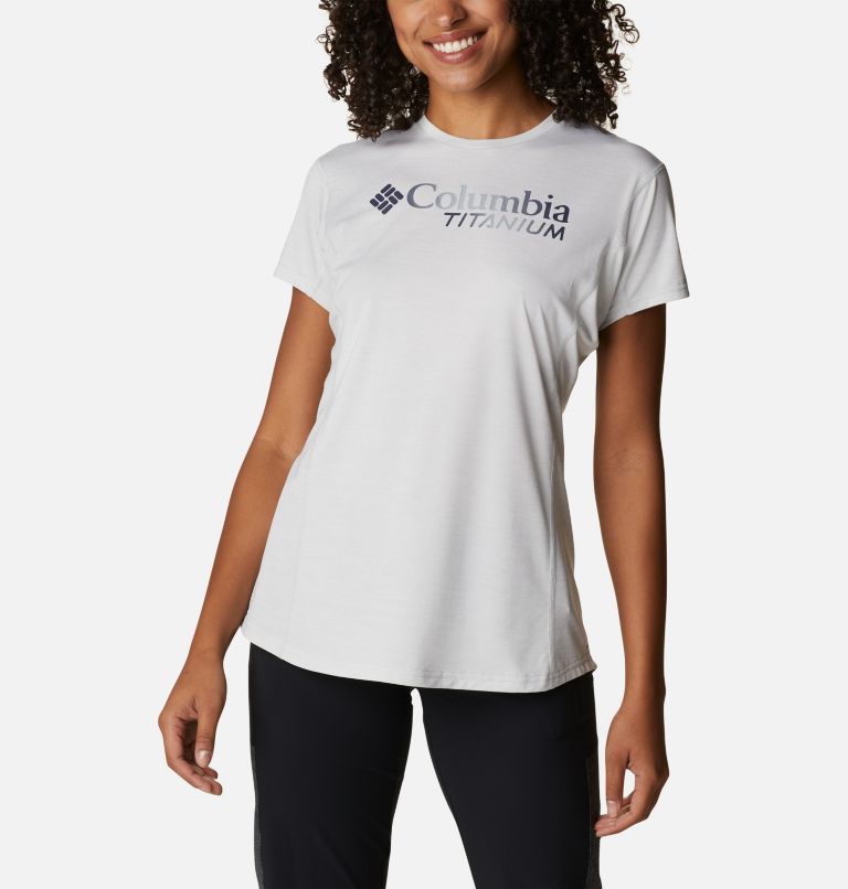 Women's Titan Pass Graphic T-Shirt, Color: White, Nocturnal, image 1