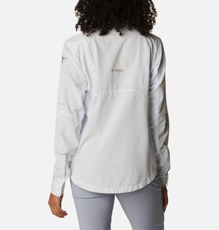 Women's Titan Pass Irico Long Sleeve Shirt, Color: White Heather
