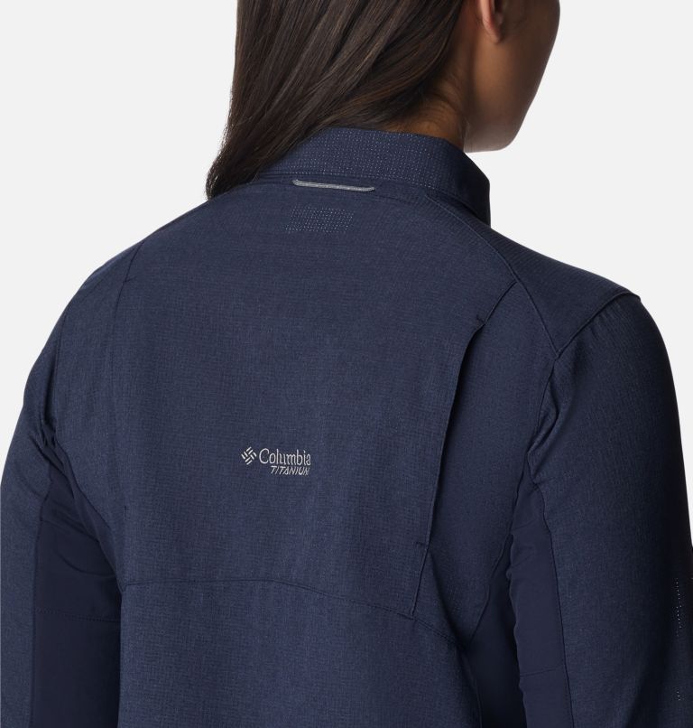 Camisa técnica Titan Pass Irico para mujer, Color: Dark Nocturnal, image 5