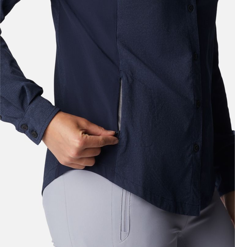 Camisa técnica Titan Pass Irico para mujer, Color: Dark Nocturnal, image 8