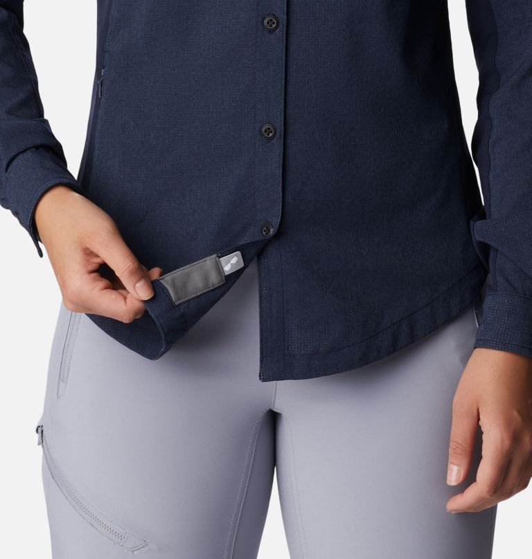 Camisa técnica Titan Pass Irico para mujer, Color: Dark Nocturnal, image 9