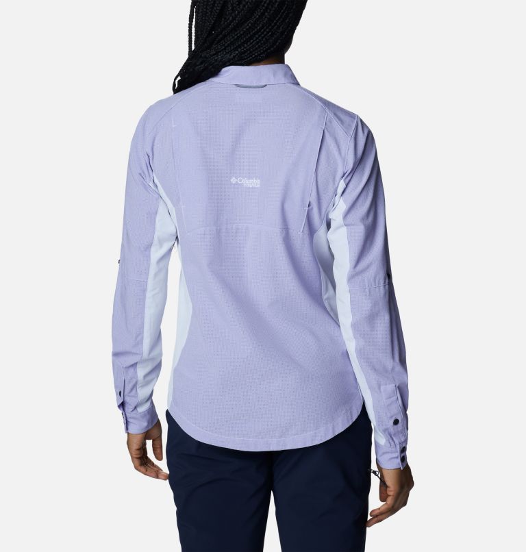 Women's Titan Pass Irico Long Sleeve Shirt, Color: Purple Tint Heather, image 3