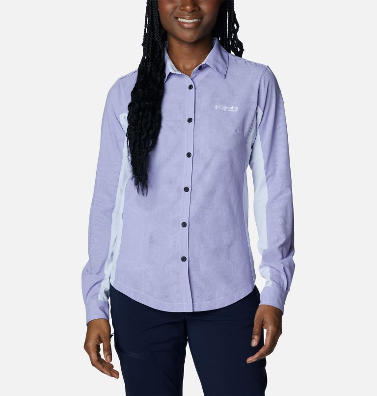 Women's Titan Pass Irico Long Sleeve Shirt, Color: Purple Tint Heather, image 1