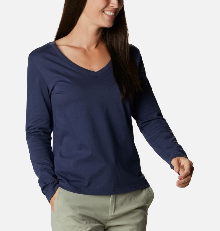 Thumbnail: Women's Sapphire Point Long Sleeve Shirt, Color: Nocturnal, image 5