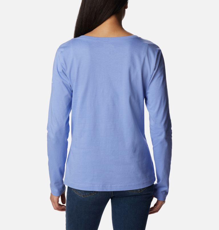 Women's Sapphire Point Long Sleeve Shirt, Color: Serenity, image 2