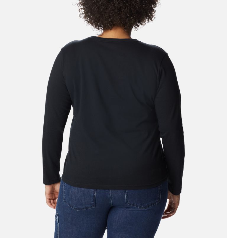 Haut manches longues Saphire Point Femme - Grandes tailles, Color: Black, image 2