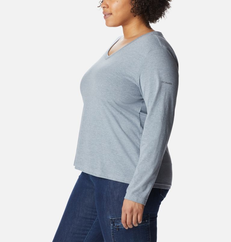 Haut manches longues Saphire Point Femme - Grandes tailles, Color: Tradewinds Grey Heather, image 3