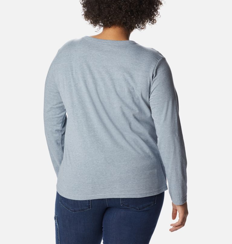 Haut manches longues Saphire Point Femme - Grandes tailles, Color: Tradewinds Grey Heather, image 2