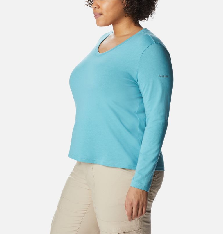 Haut manches longues Saphire Point Femme - Grandes tailles, Color: Sea Wave, image 3