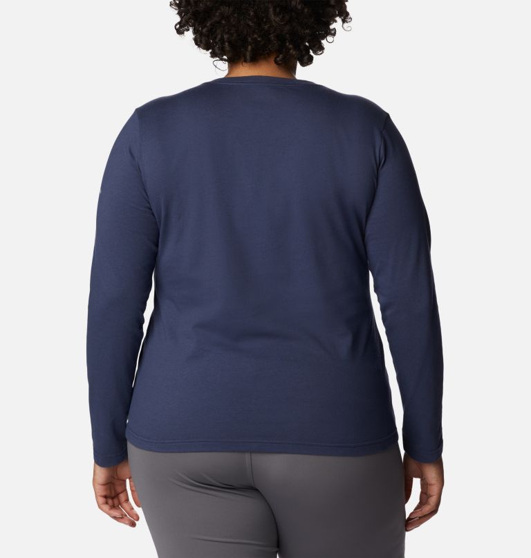 Women's Sapphire Point Long Sleeve Shirt - Plus Size, Color: Nocturnal