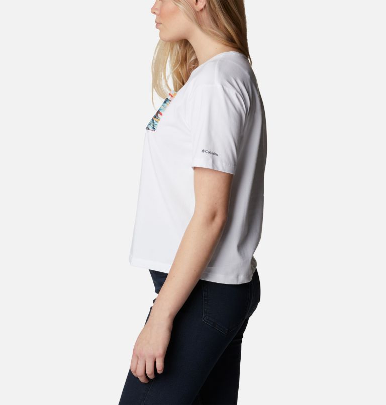 T-shirt Casual Alpine Way II Femme, Color: White, Hyper Natural Pocket, image 3